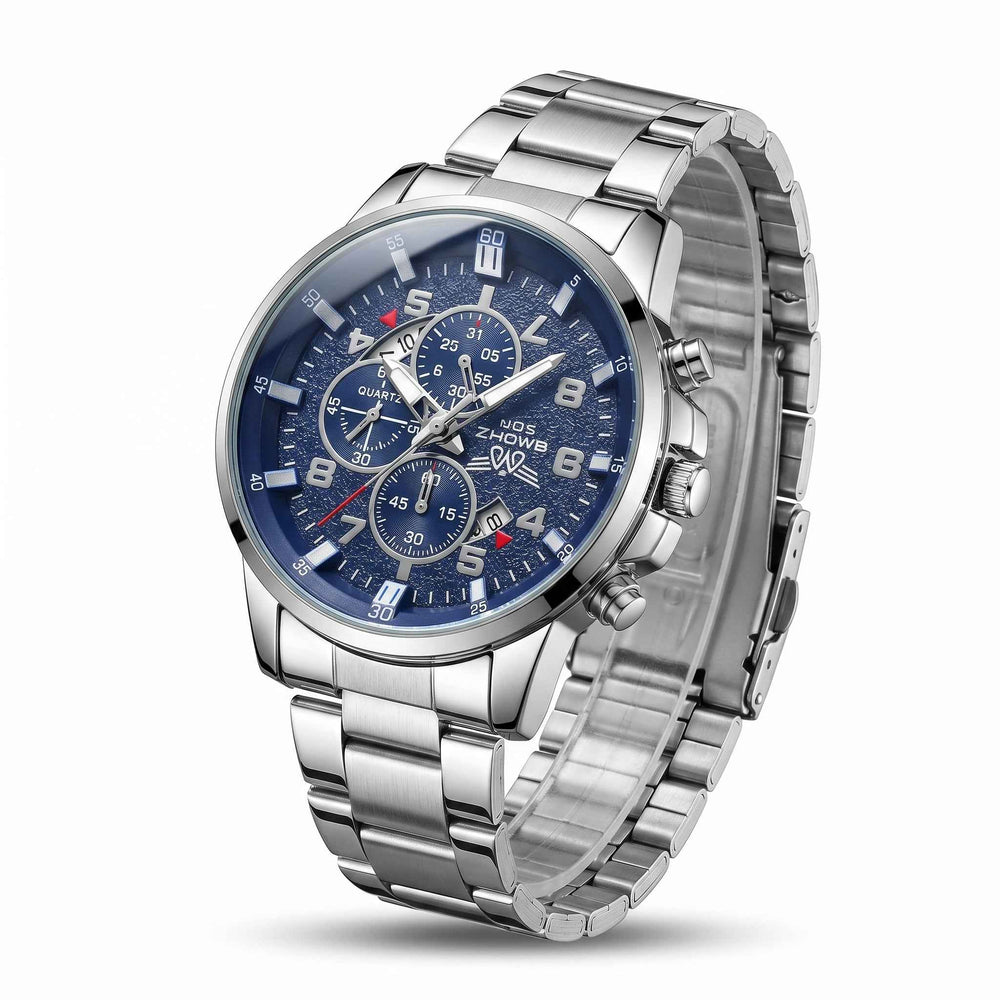 The Gentleman's Quartz Watch with navy strap