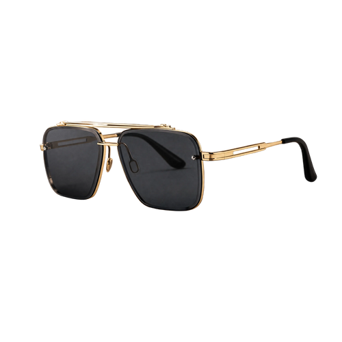 Mens Fashion Double Beam Cut Edge Sunglasses