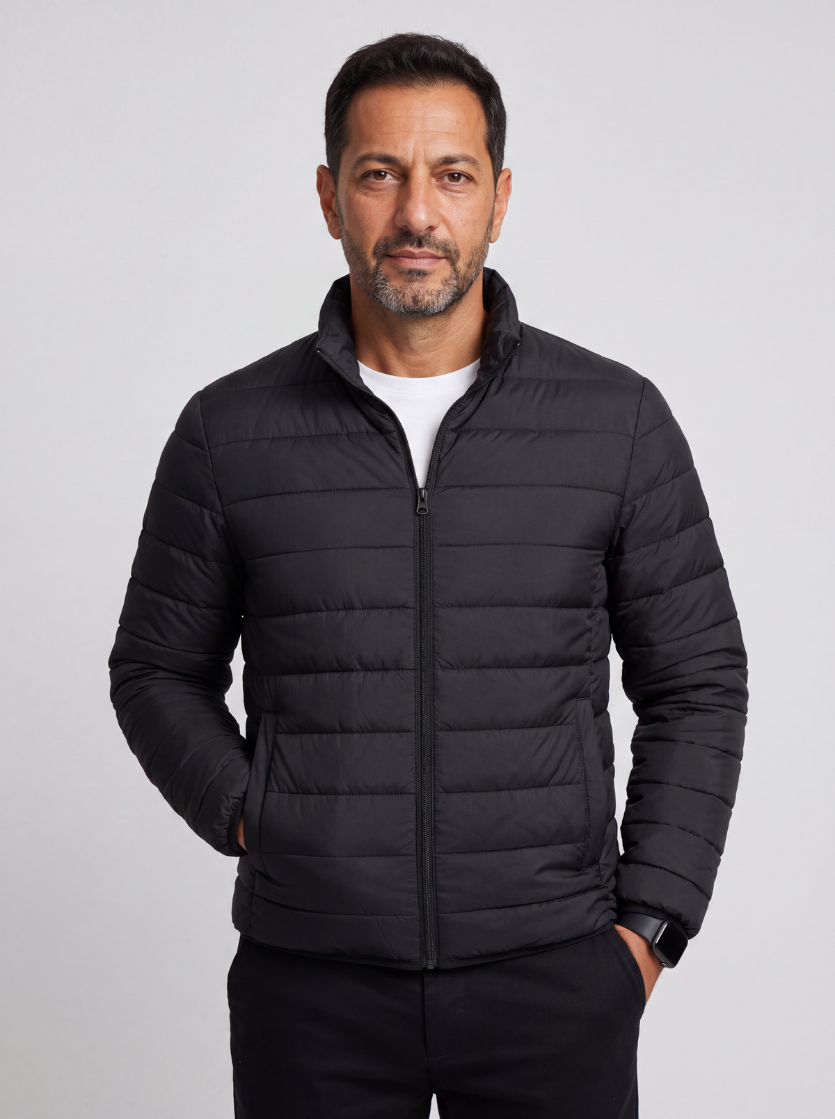 AutumnWinter Casual Warm Mens Stand-collar Short Jacket