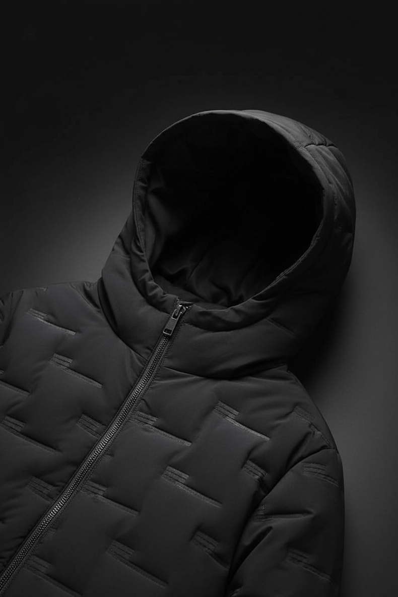 Men's Jacket Short Warm Hooded Cotton Jacket Men