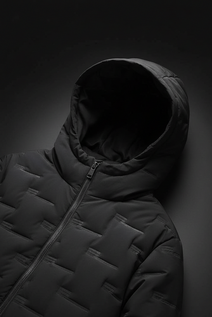 Men's Jacket Short Warm Hooded Cotton Jacket Men