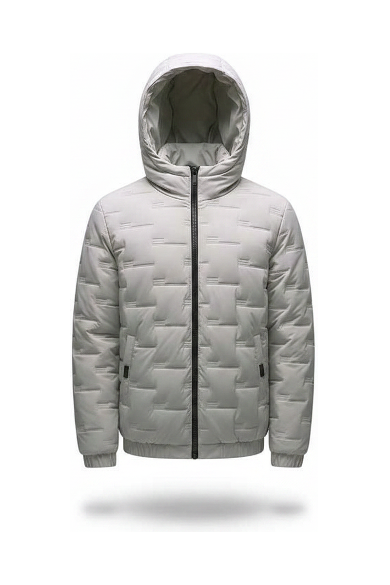 Men's Jacket Short Warm Hooded Cotton Jacket Men